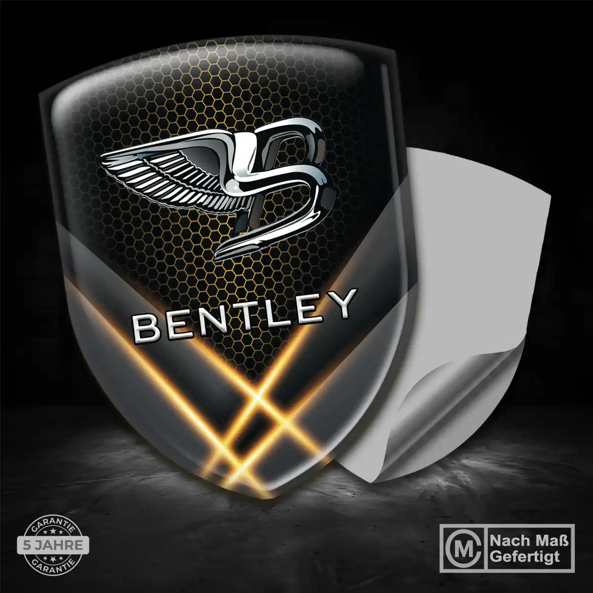 Bentley 3D Gel Aufkleber Embleme Spitzenqualität