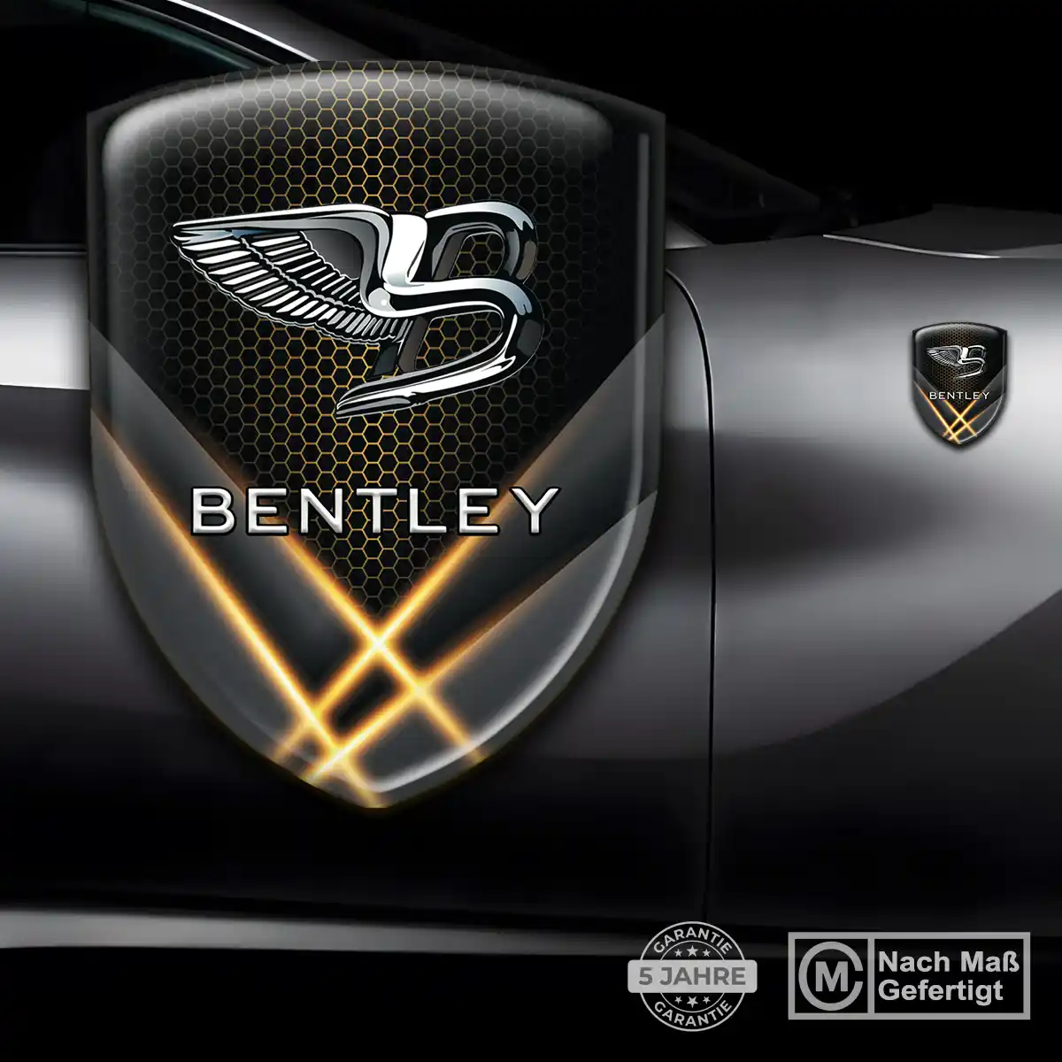 Bentley 3D Gel Aufkleber Embleme Spitzenqualität