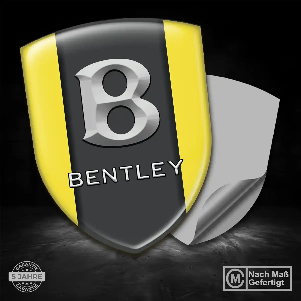 Bentley 3D Gel Aufkleber Embleme Stilvolles Design
