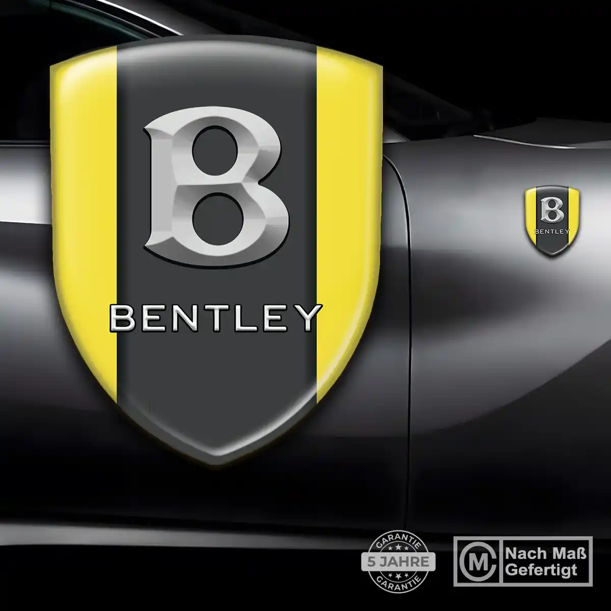 Bentley 3D Gel Aufkleber Embleme Stilvolles Design