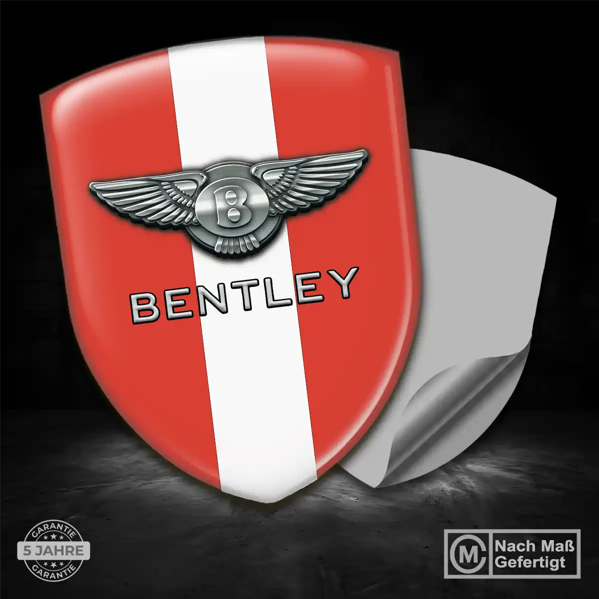 Bentley 3D Gel Aufkleber Erstklassige Qualität