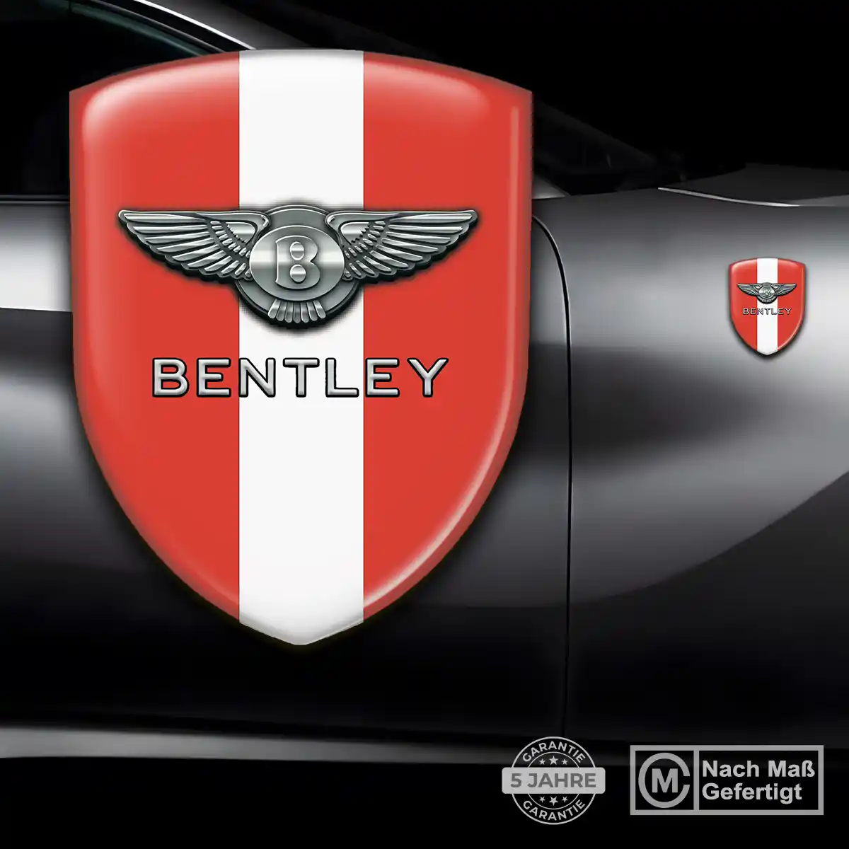 Bentley 3D Gel Aufkleber Erstklassige Qualität