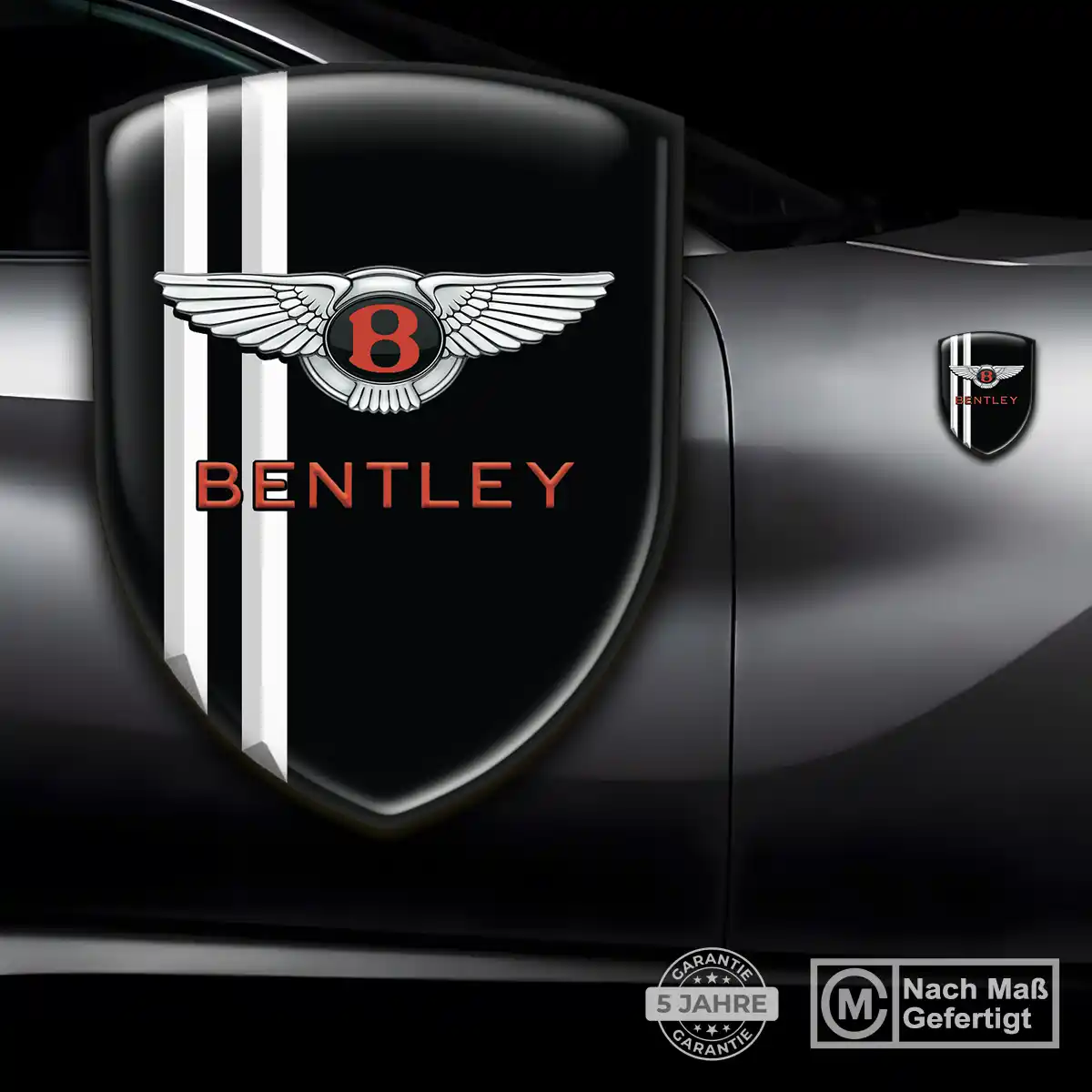 Bentley 3D Gel Aufkleber Exterieurdesign