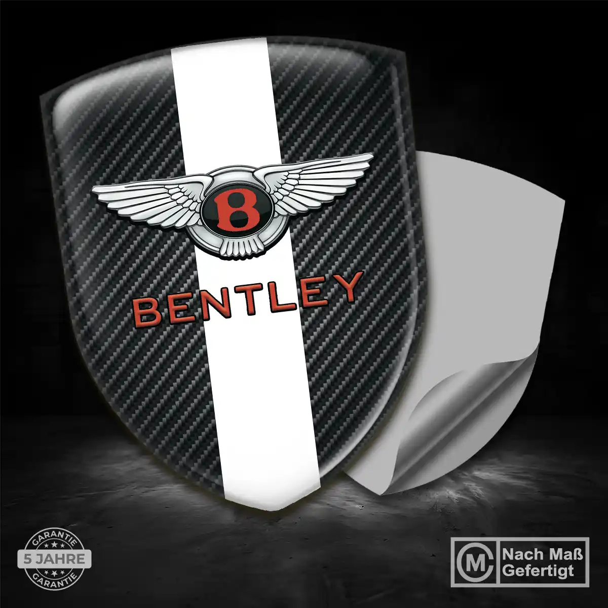 Bentley 3D Gel Aufkleber Luxus-Edition