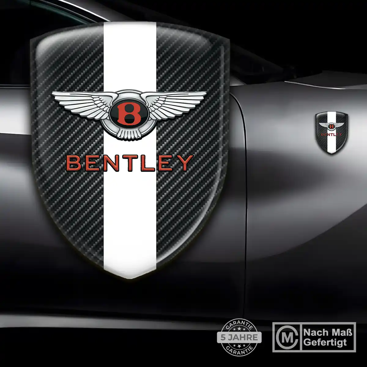 Bentley 3D Gel Aufkleber Luxus-Edition