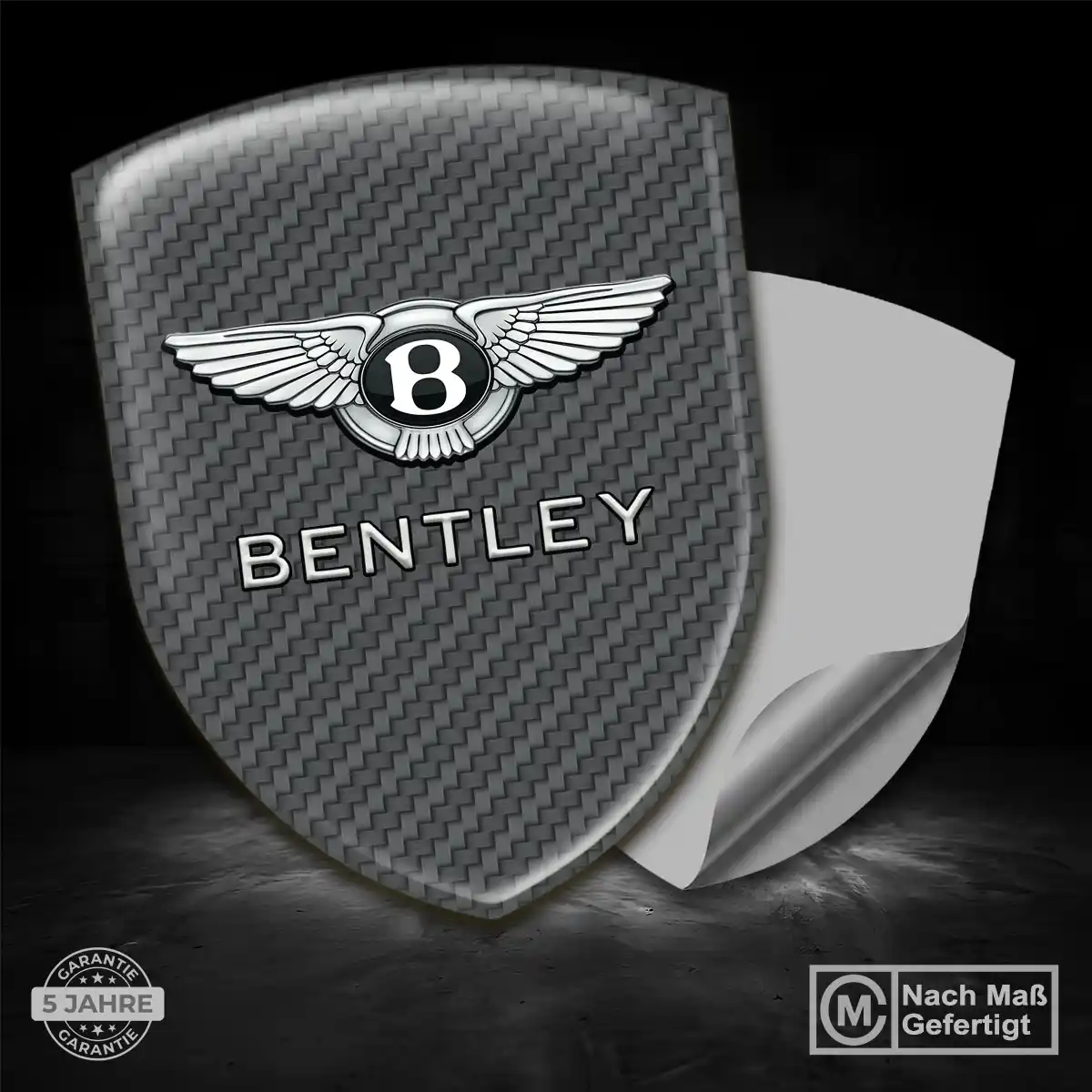 Bentley 3D Gel Aufkleber Markenedition