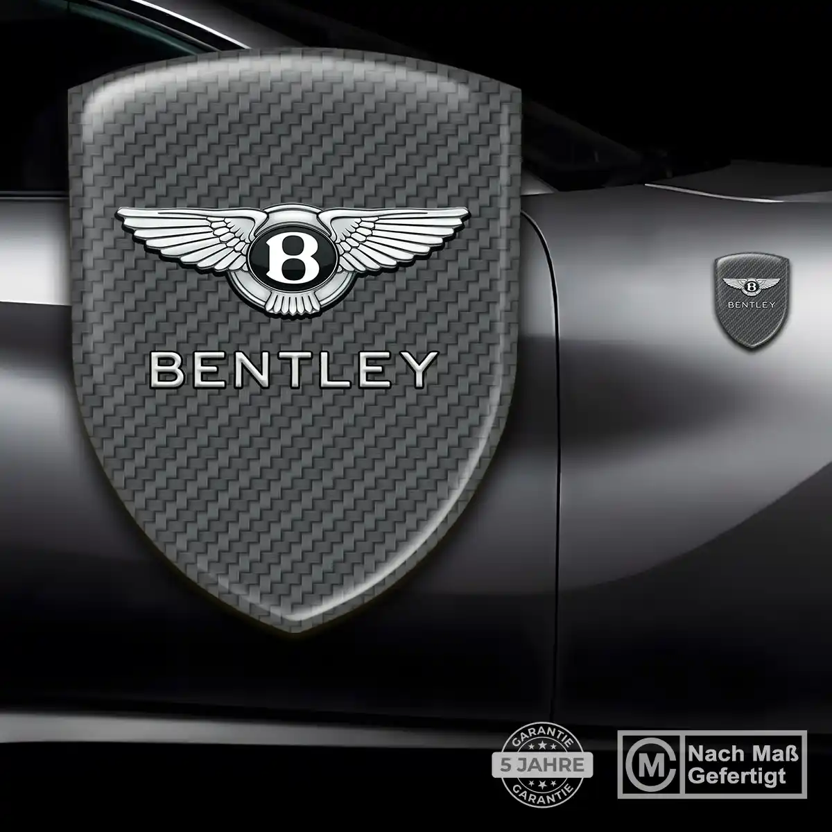 Bentley 3D Gel Aufkleber Markenedition