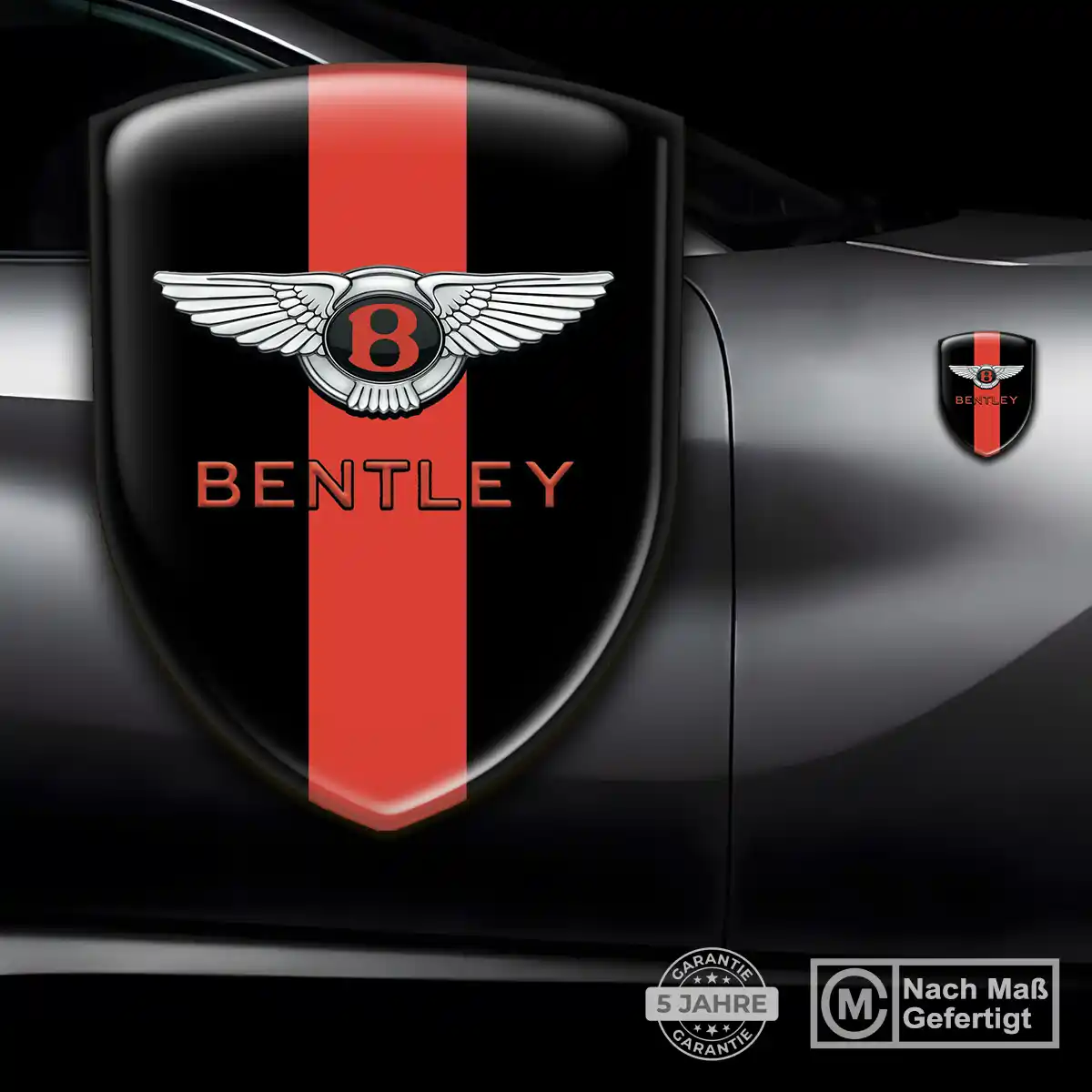 Bentley 3D Gel Aufkleber Modernes Design