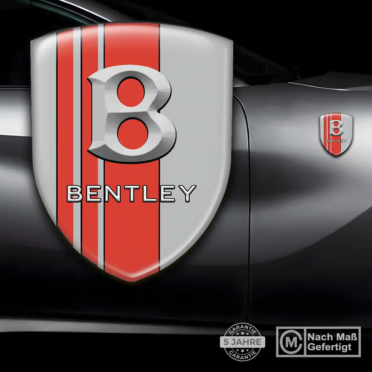 Bentley 3D Gel Aufkleber Silikon Auto Hochwertiges Harz