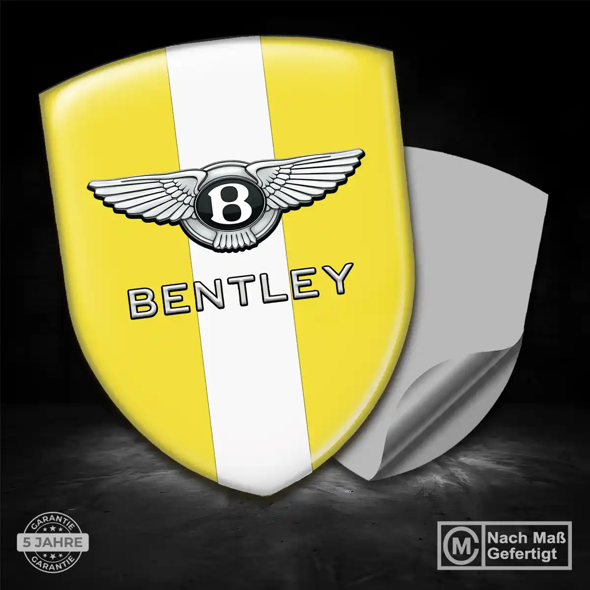 Bentley 3D Gel Aufkleber Silikon Auto Limitierte Auflage