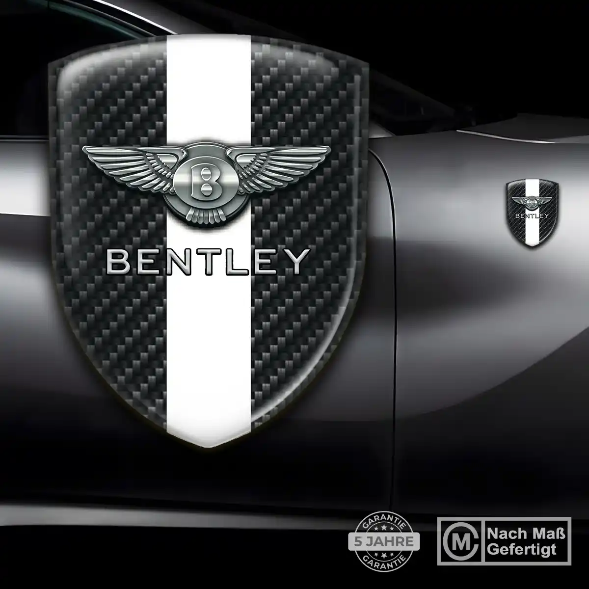 Bentley 3D Gel Aufkleber Silikon Auto Luxus-Edition