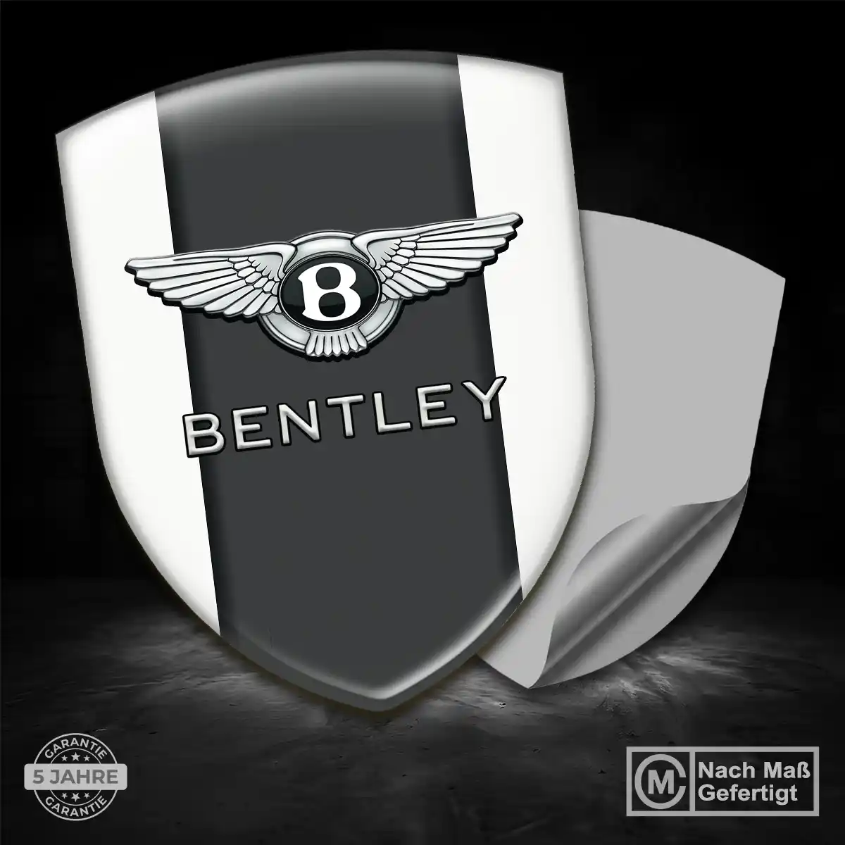 Bentley 3D Gel Aufkleber Silikon Auto Premium-Edition