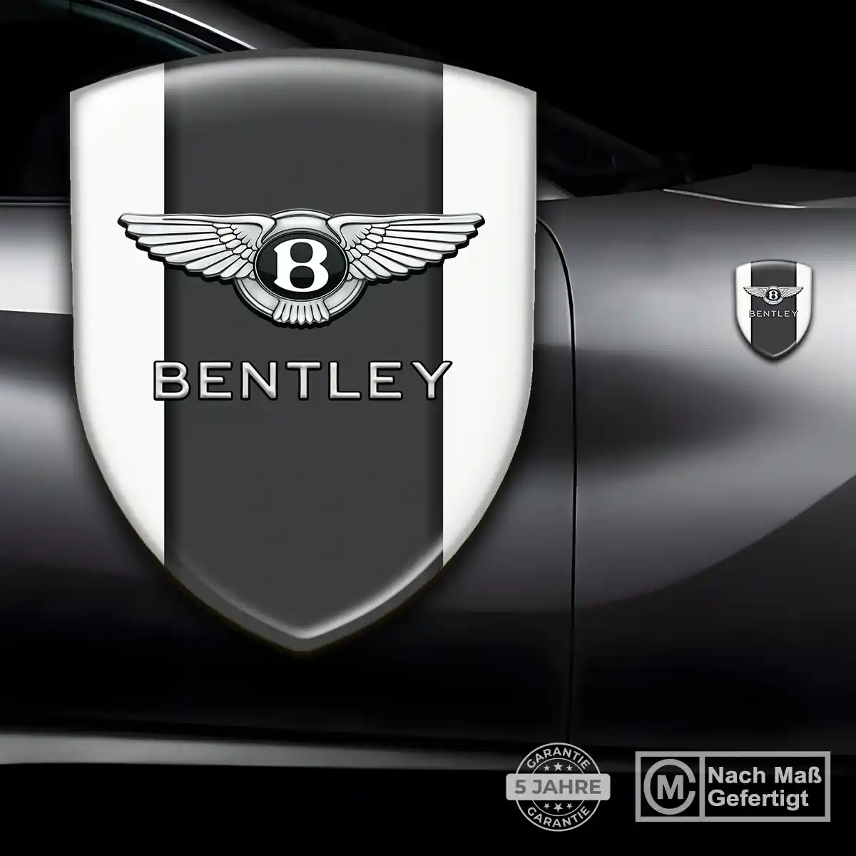 Bentley 3D Gel Aufkleber Silikon Auto Premium-Edition