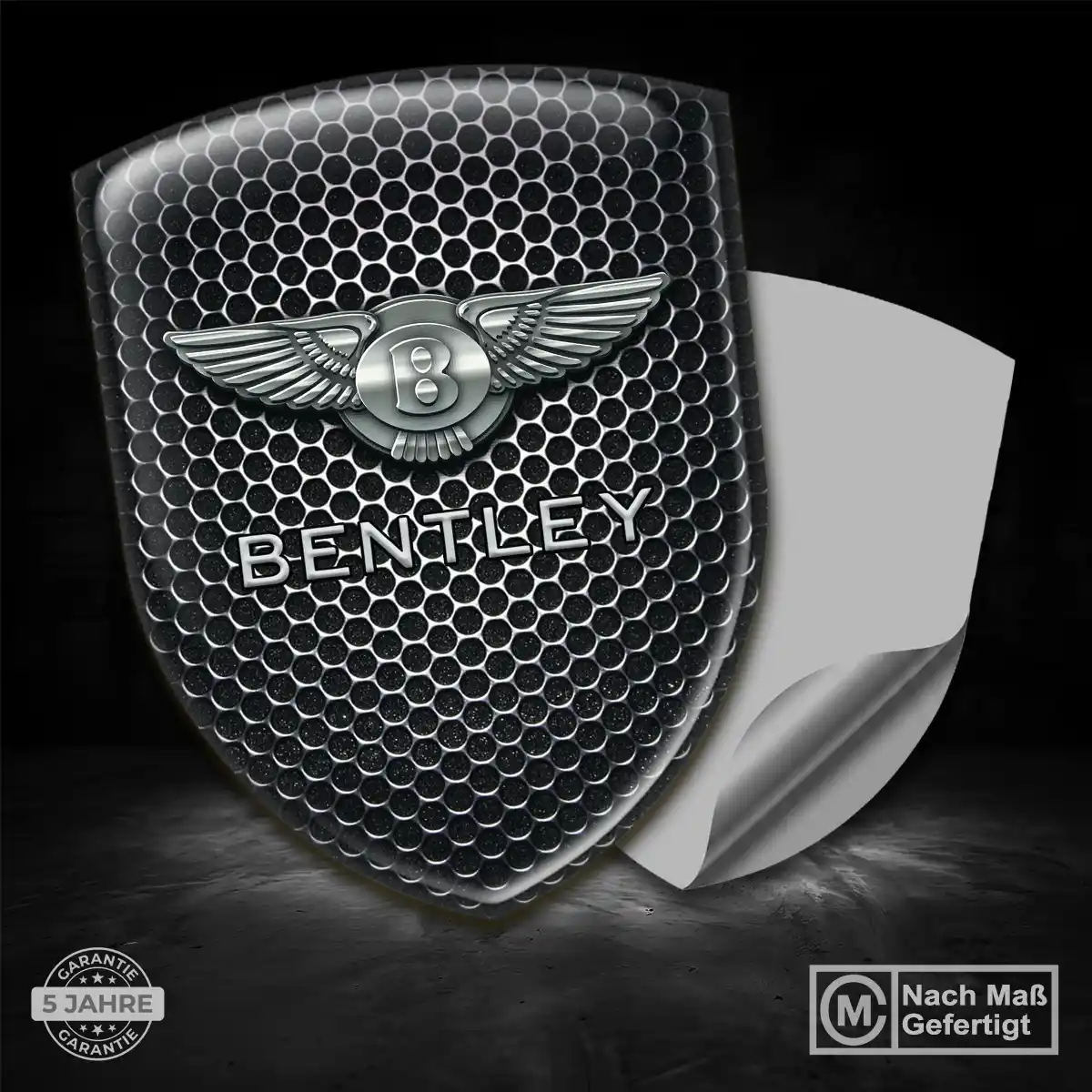 Bentley 3D Gel Aufkleber Silikon Auto Premiumqualität