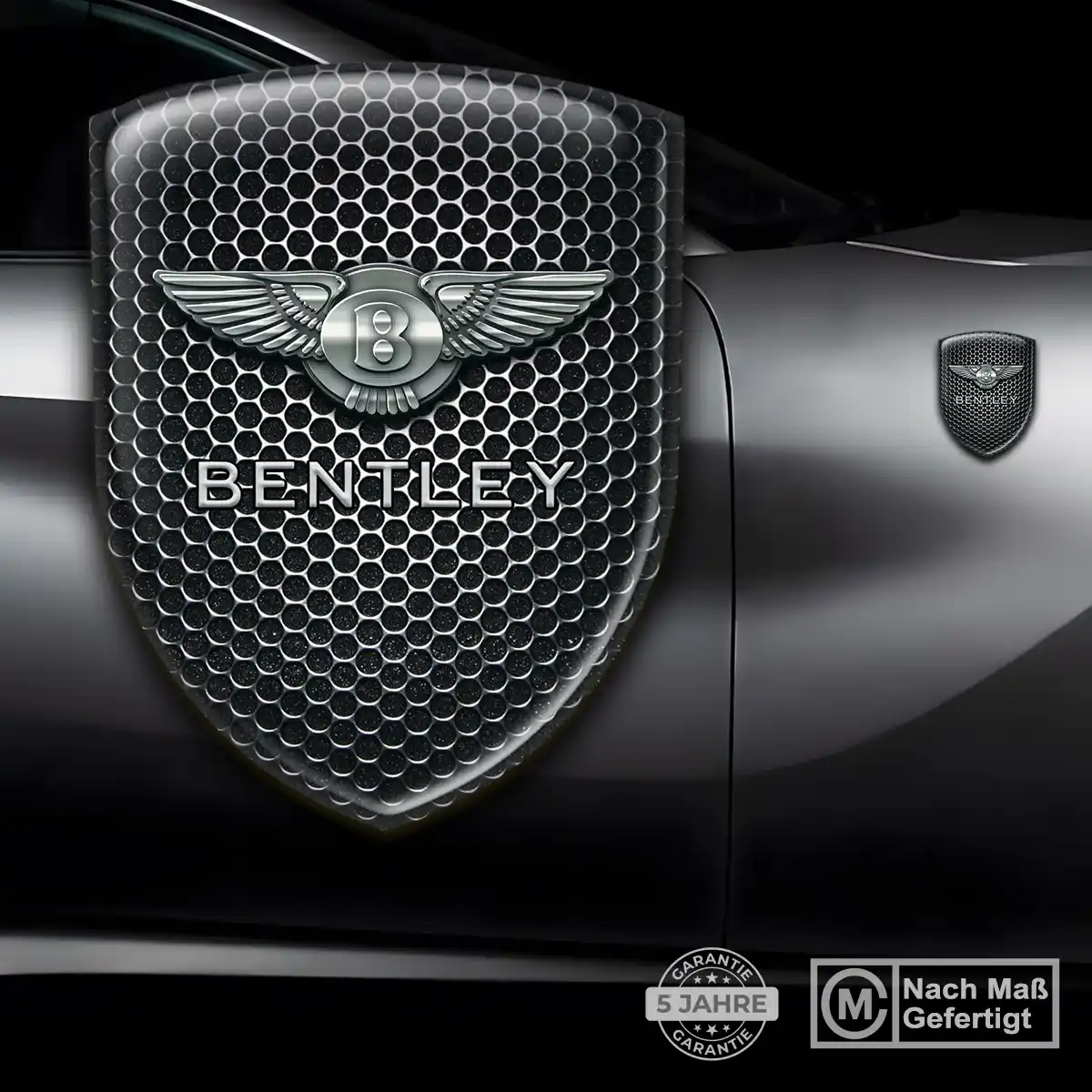 Bentley 3D Gel Aufkleber Silikon Auto Premiumqualität