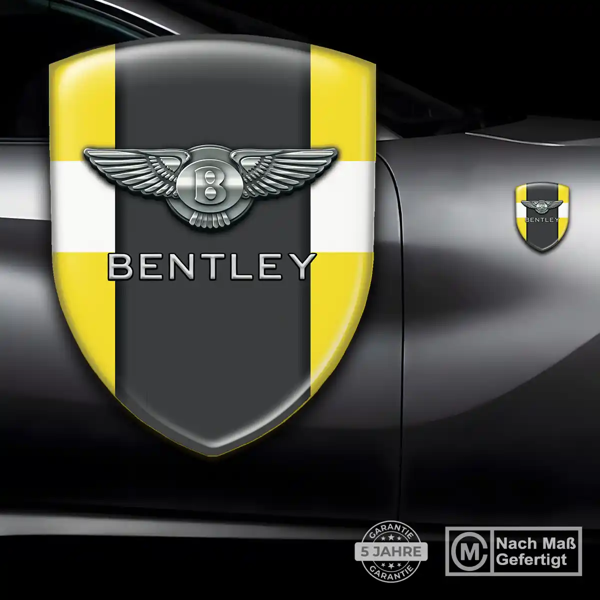Bentley 3D Gel Aufkleber Silikon Auto Tuningfahrzeug