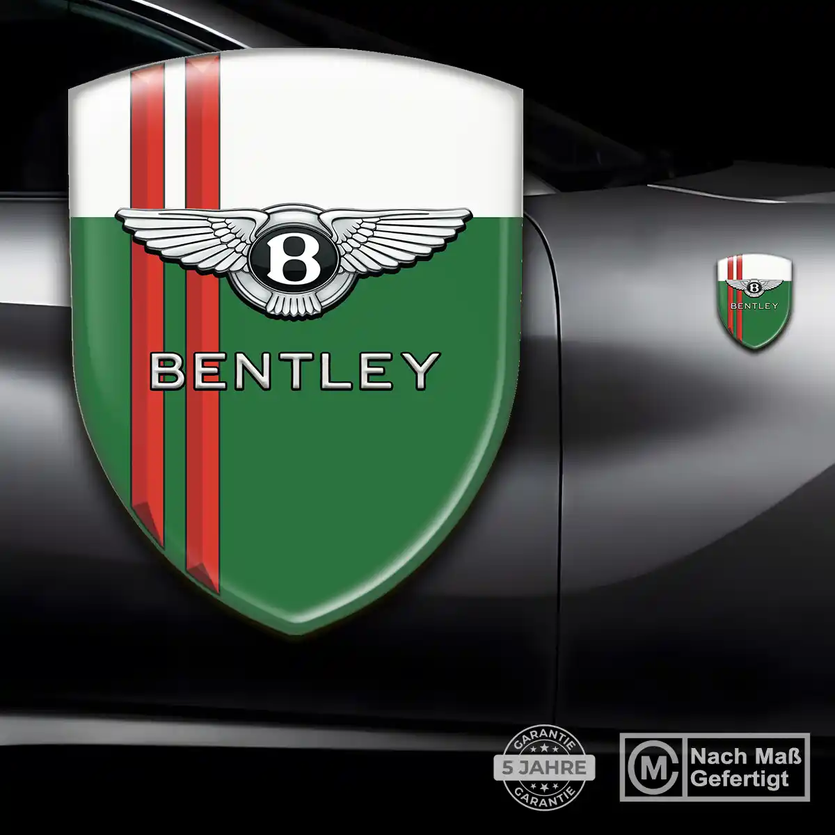 Bentley 3D Gel Aufkleber Silikon Höchste Qualität
