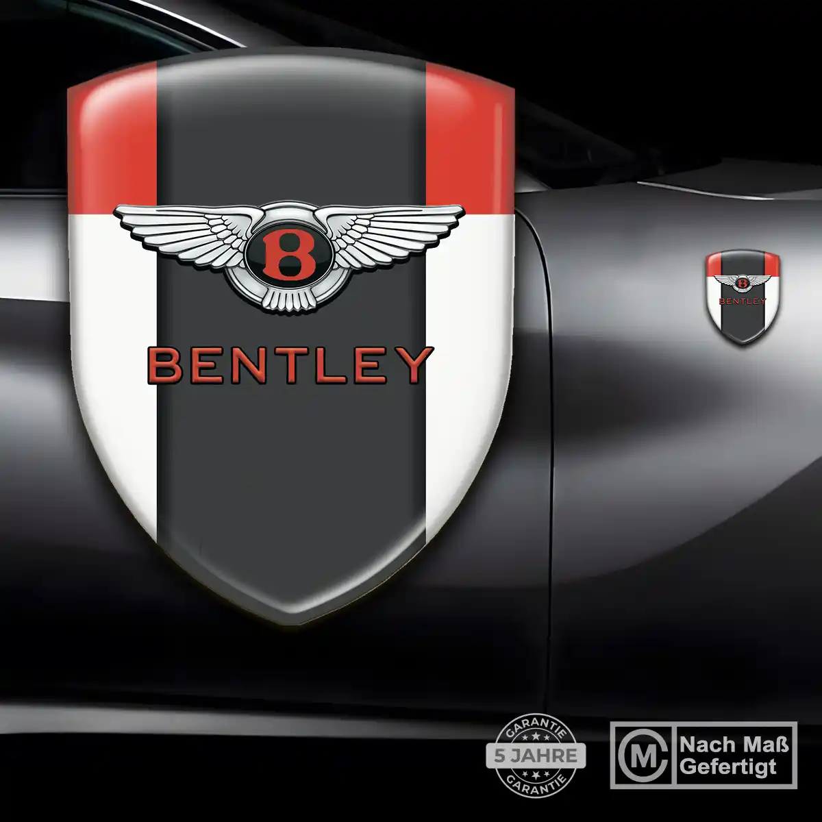 Bentley 3D Gel Aufkleber Silikon Hochwertiges Harz