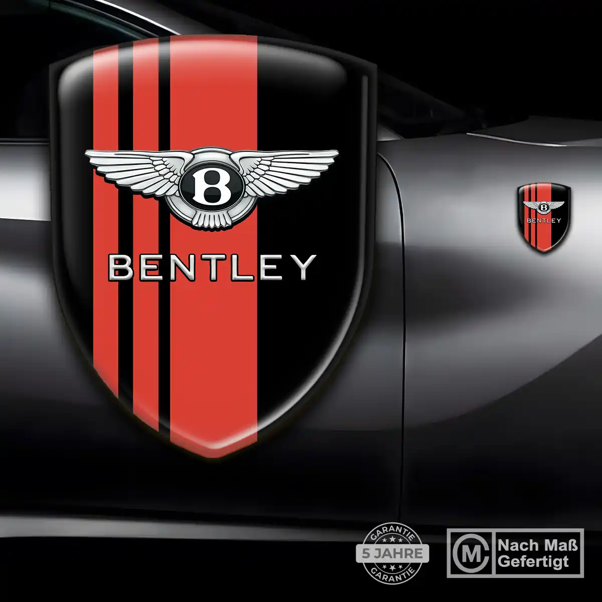 Bentley 3D Gel Aufkleber Silikon Hohe Qualität
