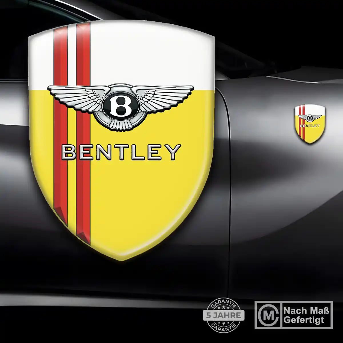 Bentley 3D Gel Aufkleber Silikon Interieurdesign
