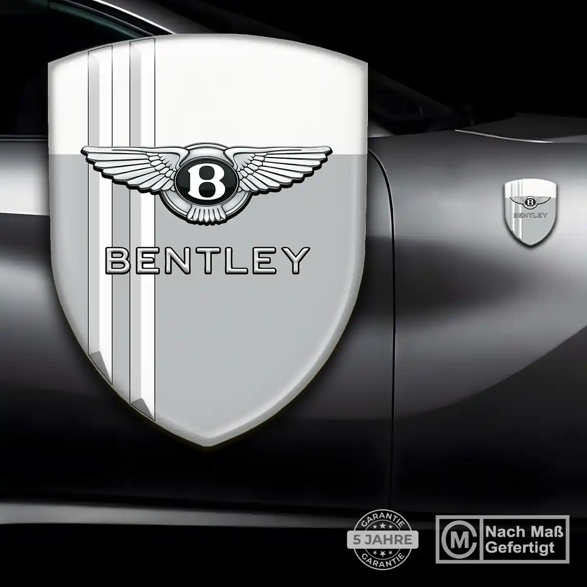 Bentley 3D Gel Aufkleber Silikon Limitierte Auflage
