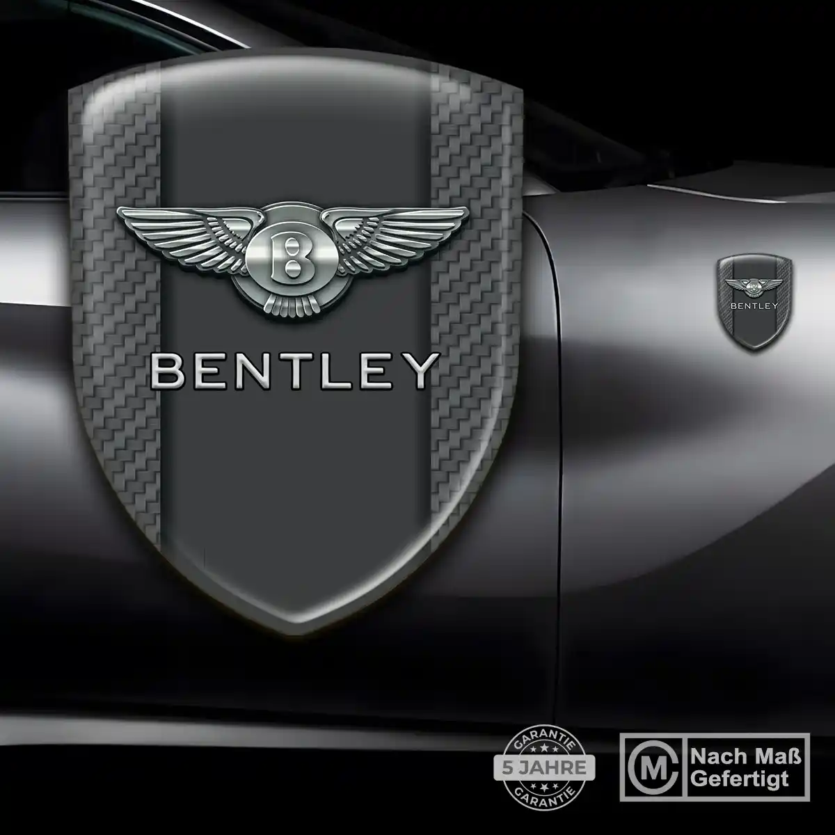 Bentley 3D Gel Aufkleber Silikon Luxus-Edition
