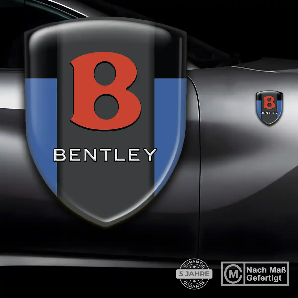 Bentley 3D Gel Aufkleber Silikon Markenedition