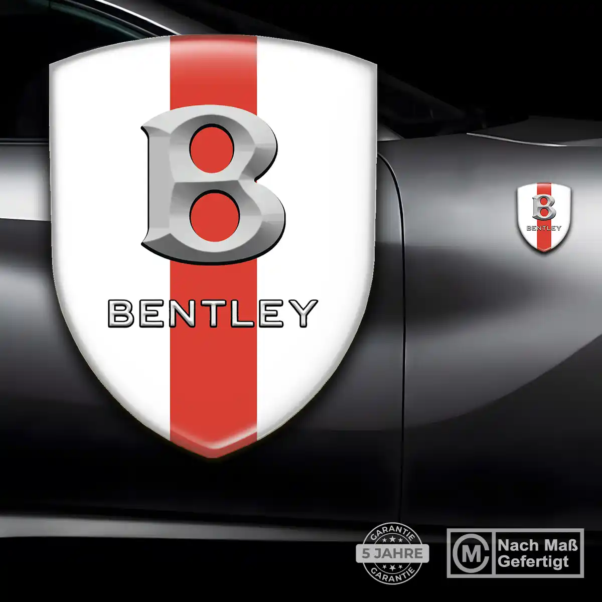 Bentley 3D Gel Aufkleber Silikon Modernes Design