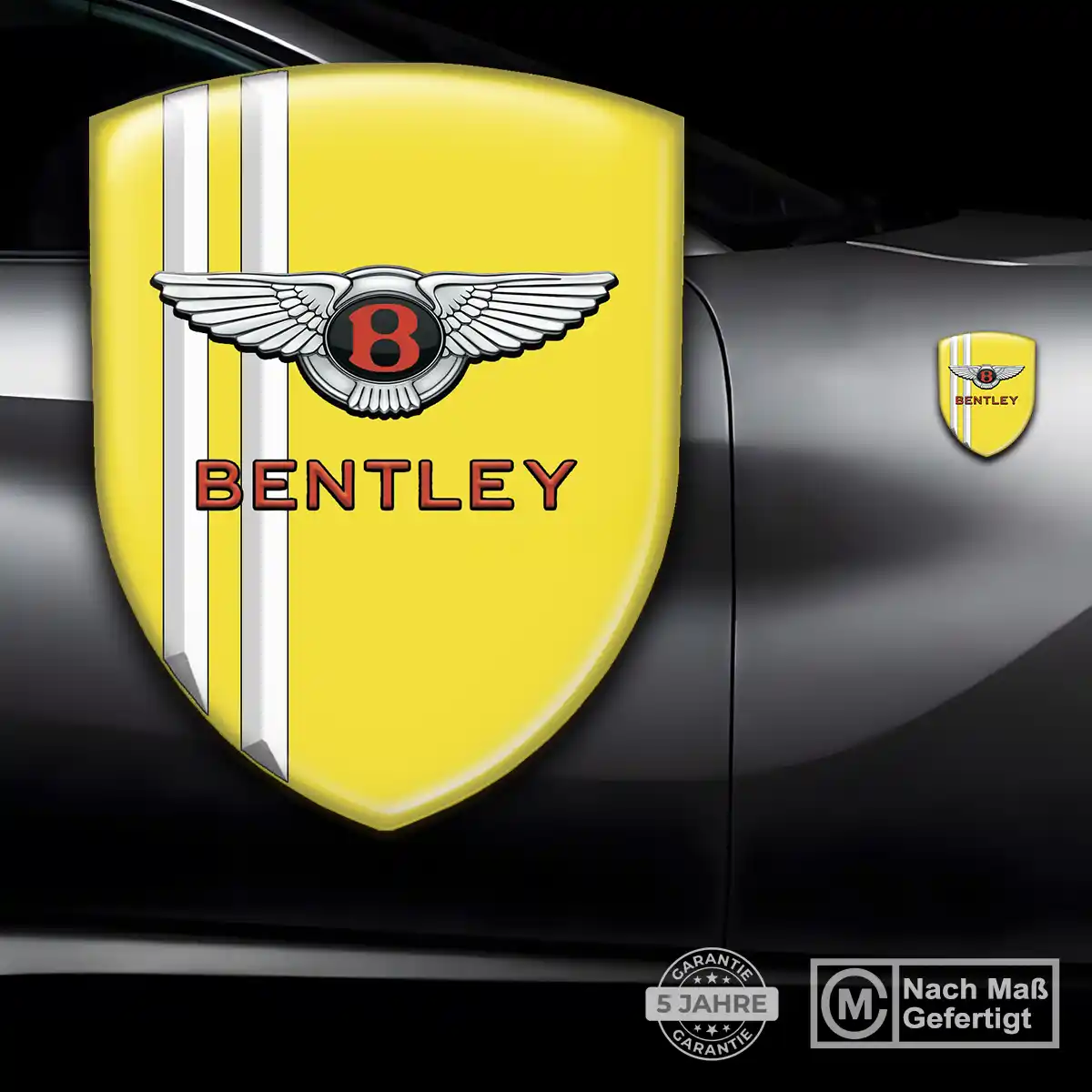 Bentley 3D Gel Aufkleber Silikon Premium-Edition