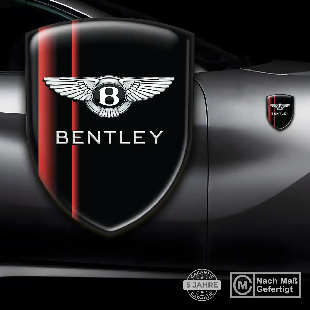 Bentley 3D Gel Aufkleber Silikon Premiumqualität