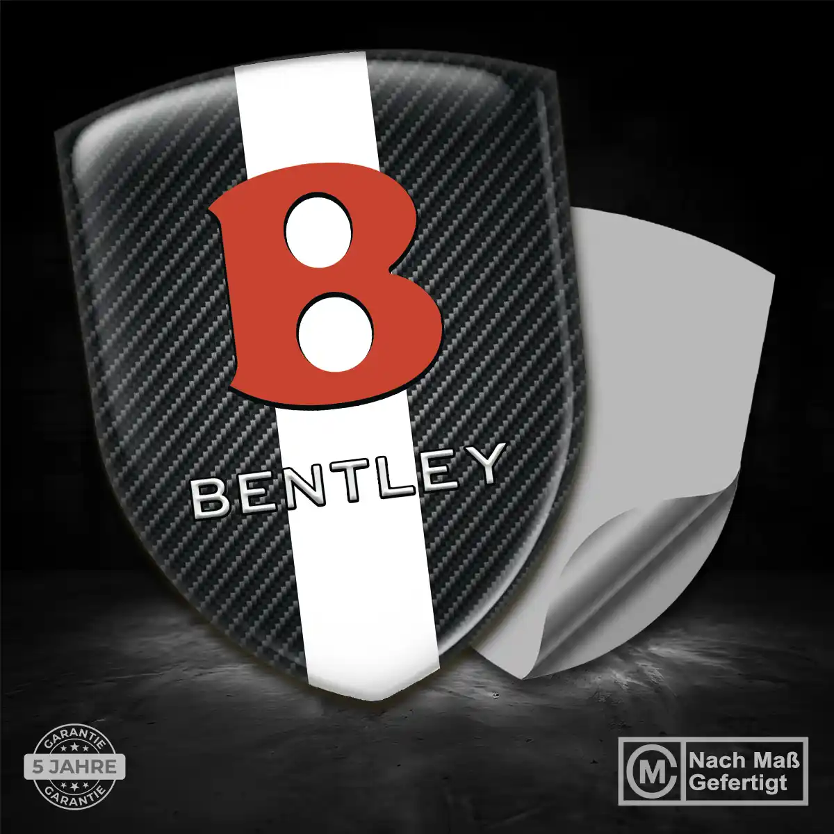 Bentley 3D Gel Aufkleber Silikon Spitzenqualität
