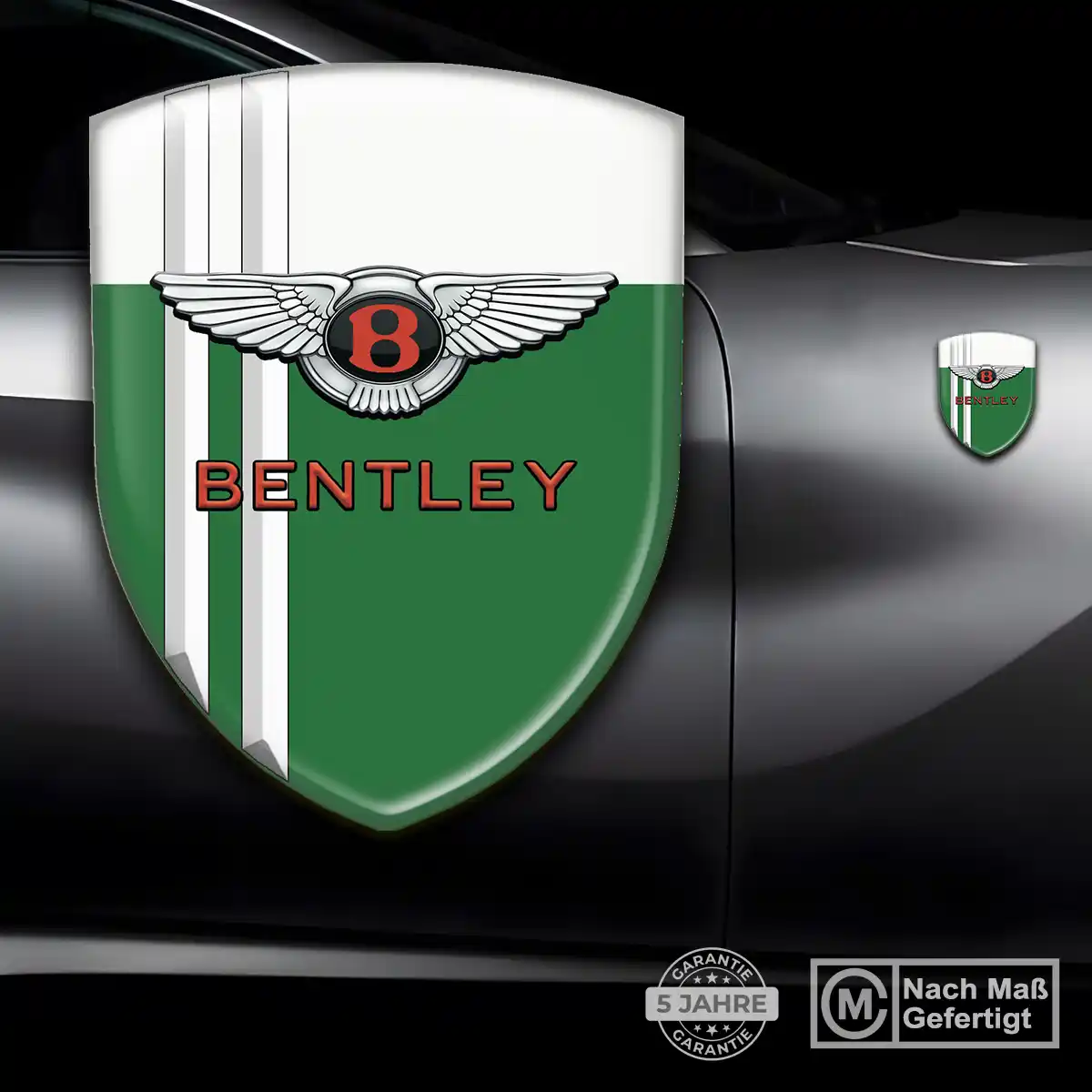 Bentley 3D Gel Aufkleber Wappen Auto Edles Design