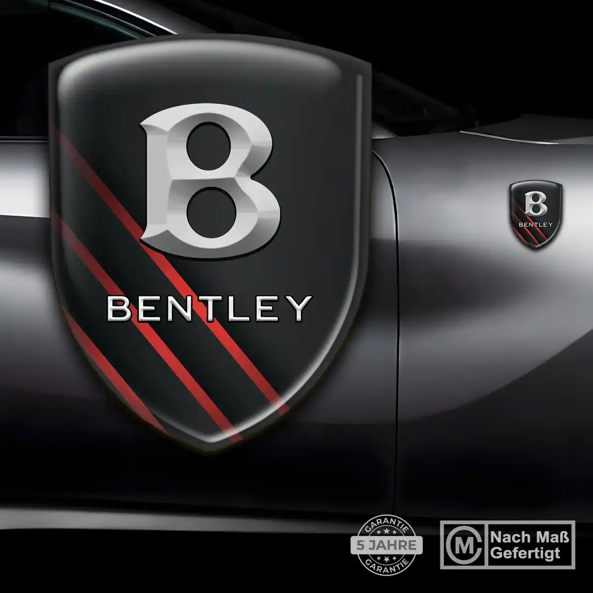 Bentley 3D Gel Aufkleber Wappen Auto Exterieurdesign