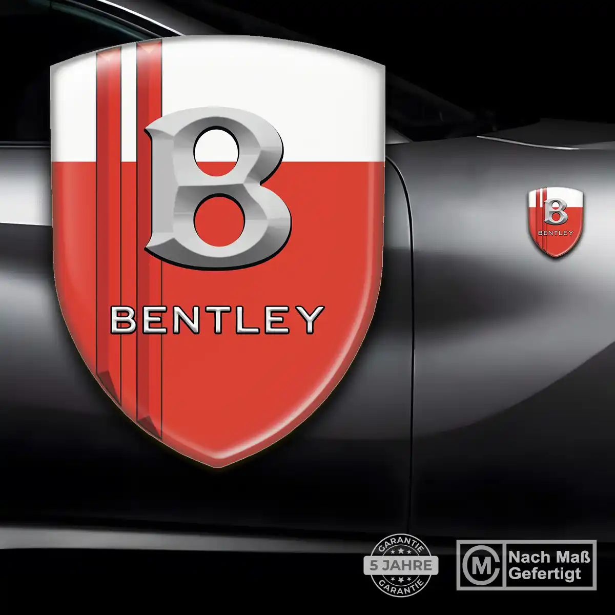Bentley 3D Gel Aufkleber Wappen Auto Höchste Qualität