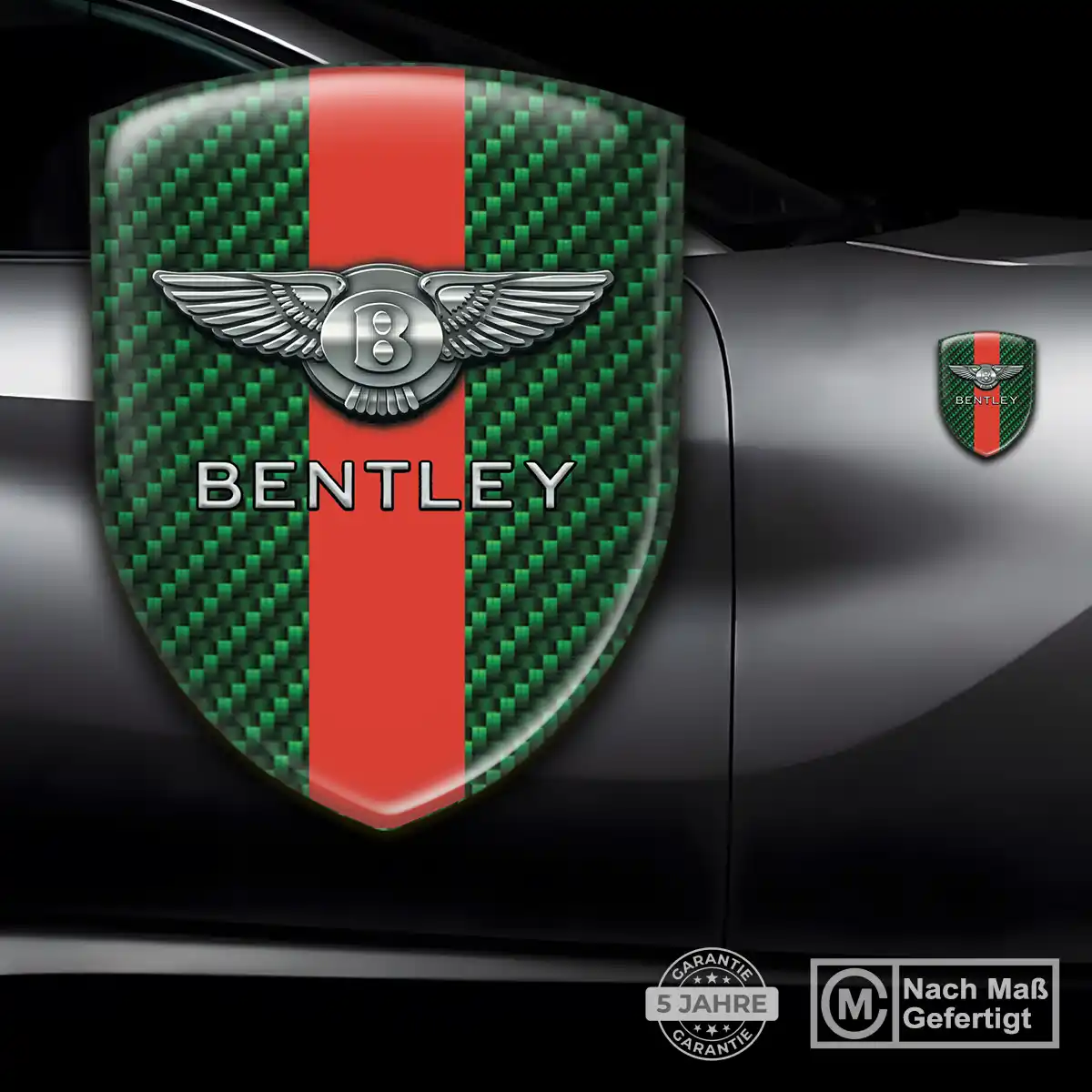 Bentley 3D Gel Aufkleber Wappen Auto Interieurdesign