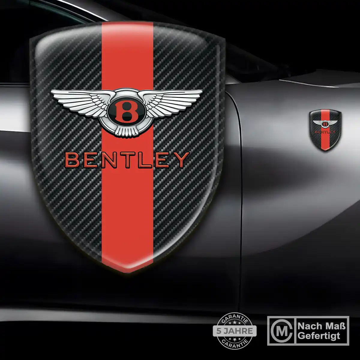 Bentley 3D Gel Aufkleber Wappen Auto Luxus-Edition