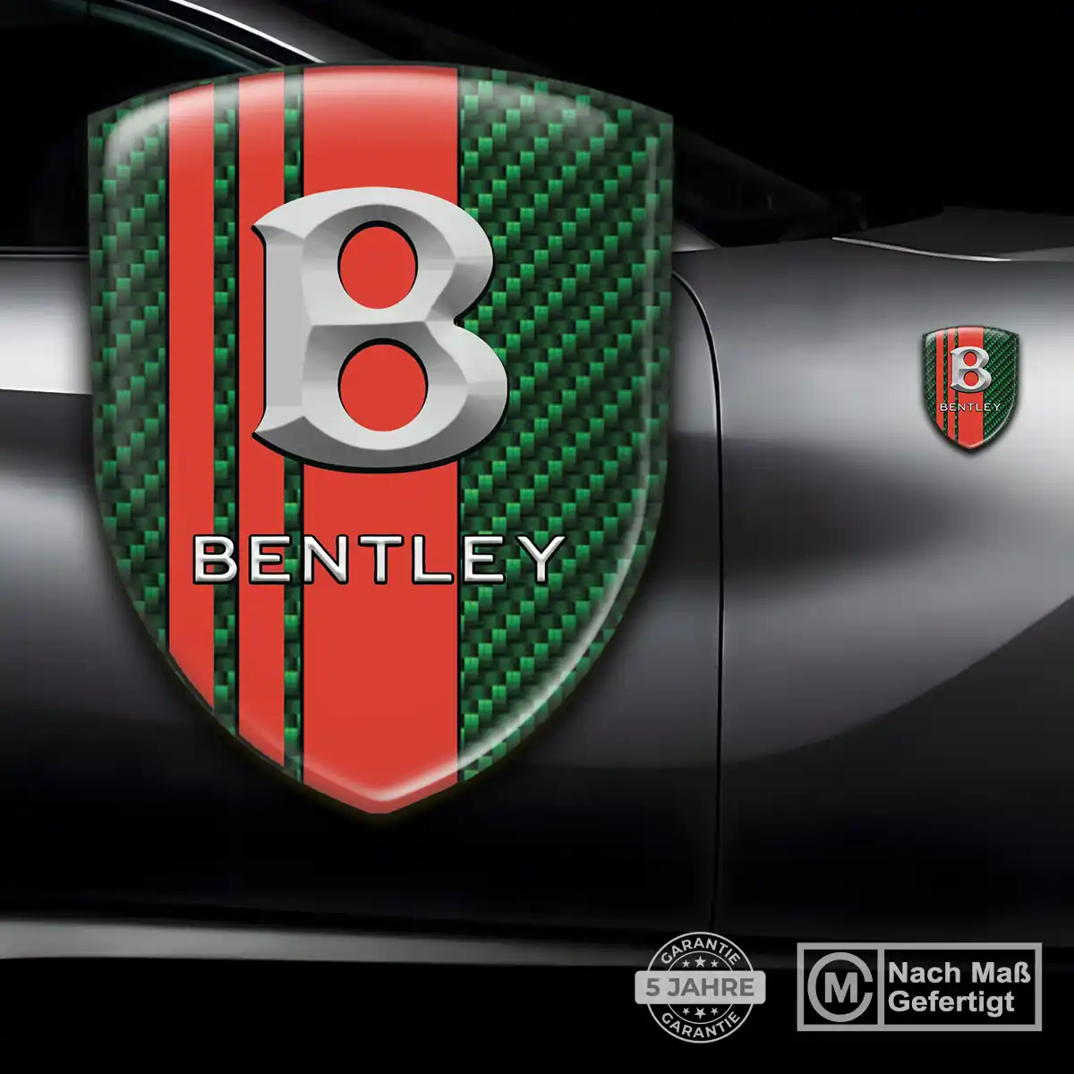 Bentley 3D Gel Aufkleber Wappen Auto Markenedition