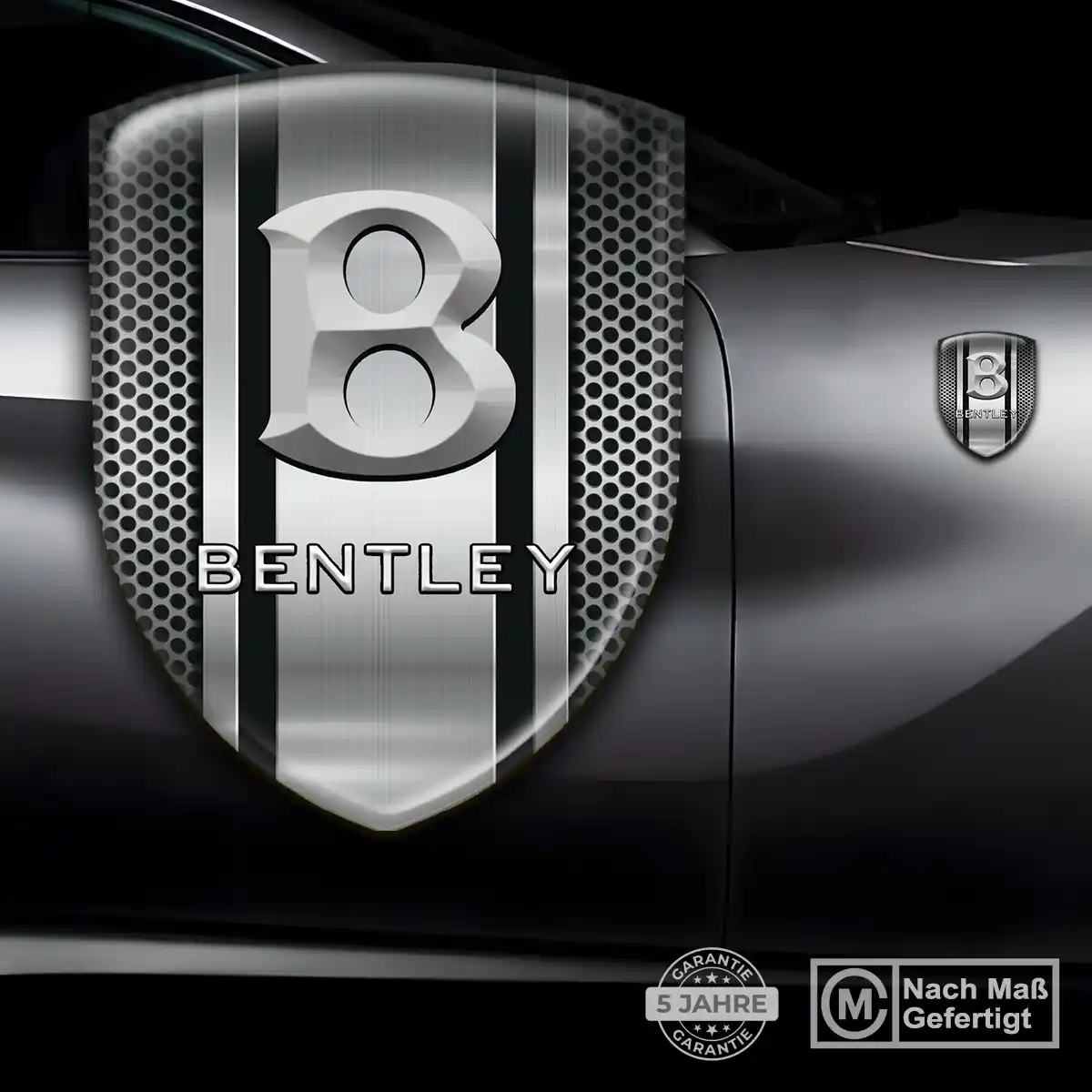 Bentley 3D Gel Aufkleber Wappen Auto Modernes Design