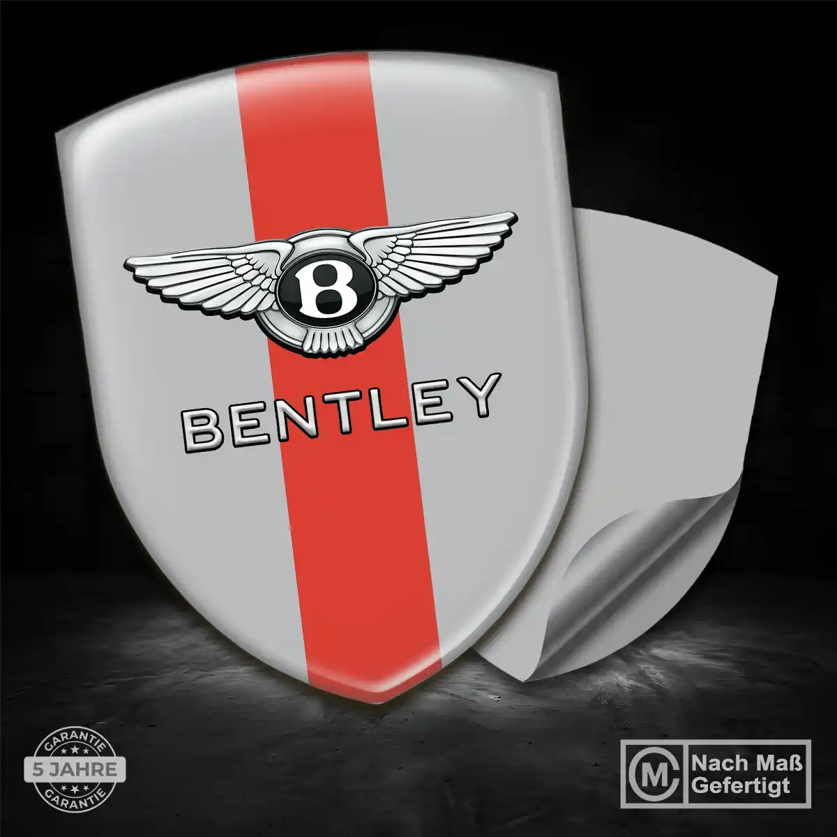 Bentley 3D Gel Aufkleber Wappen Auto Premiumqualität