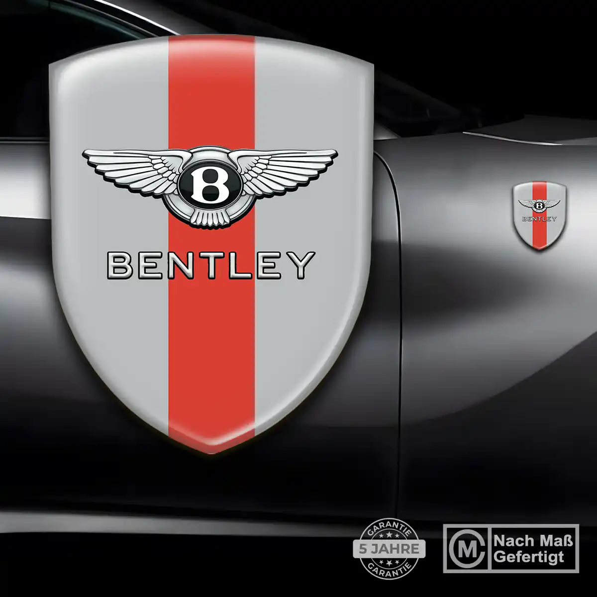 Bentley 3D Gel Aufkleber Wappen Auto Premiumqualität