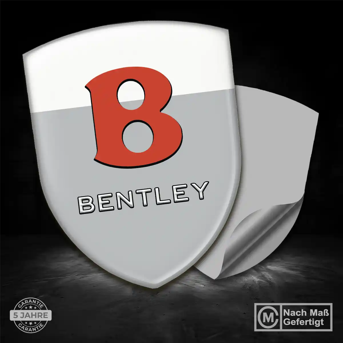 Bentley 3D Gel Aufkleber Wappen Auto Stilvolles Design