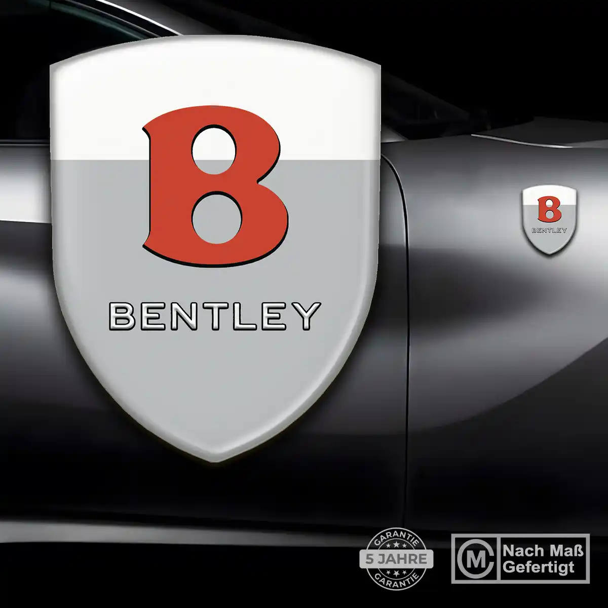 Bentley 3D Gel Aufkleber Wappen Auto Stilvolles Design