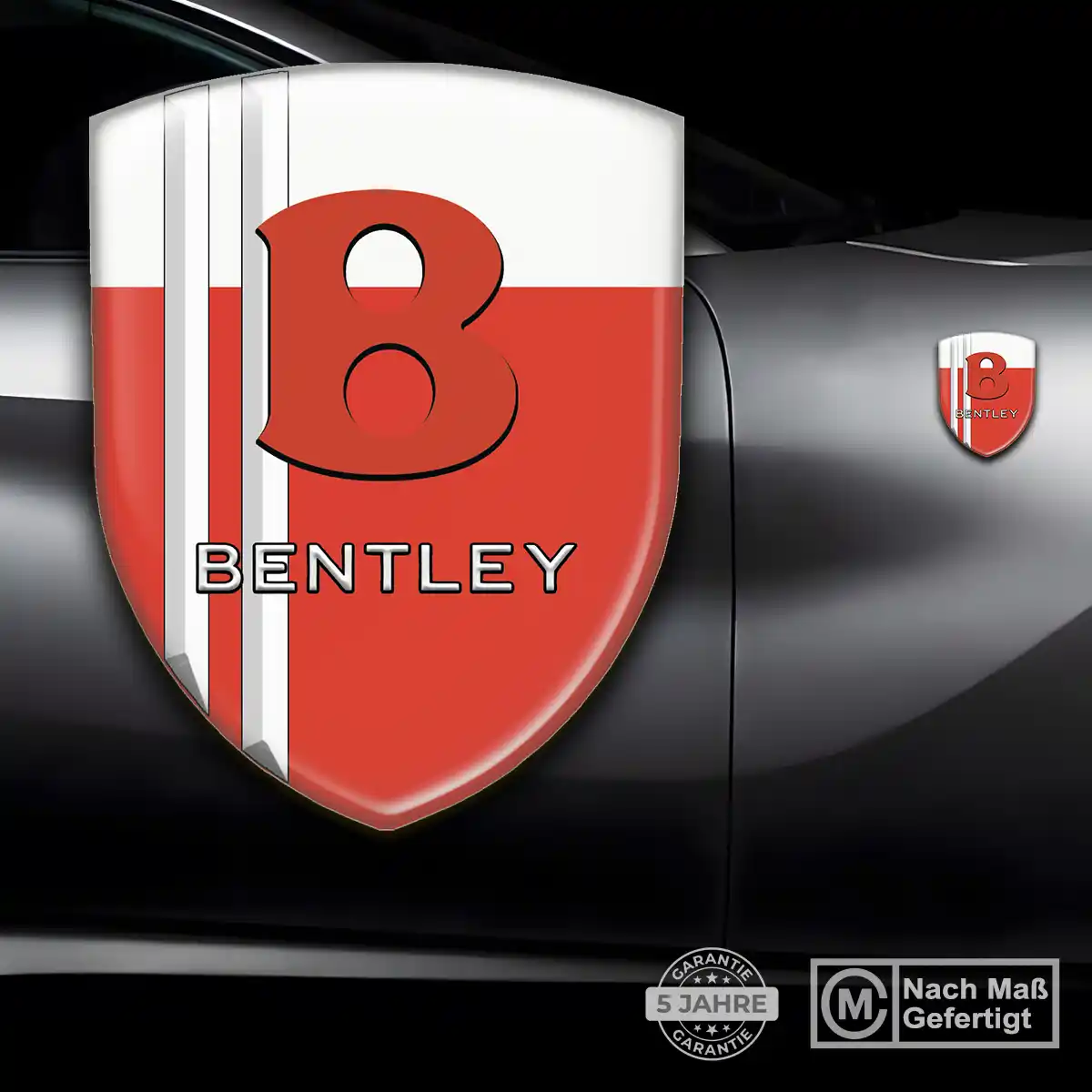 Bentley 3D Gel Aufkleber Wappen Auto Tuningfahrzeug