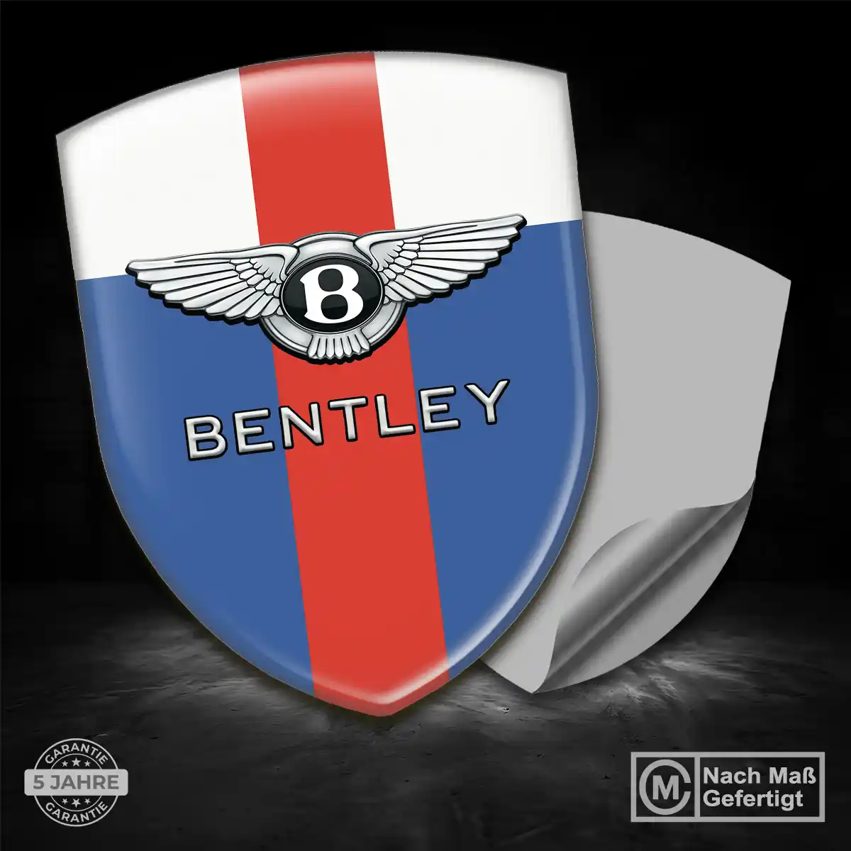Bentley 3D Gel Aufkleber Wappen Erstklassige Qualität