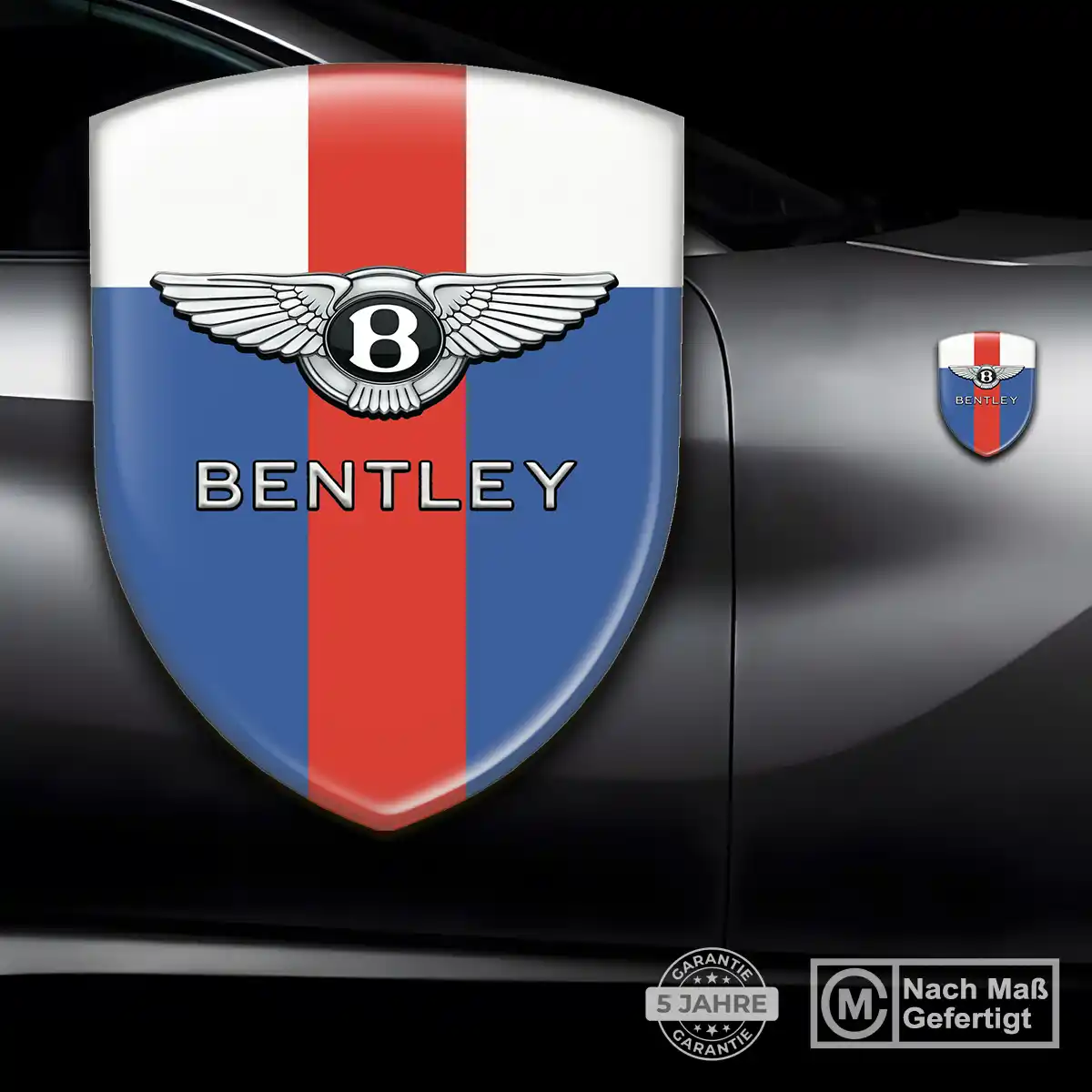 Bentley 3D Gel Aufkleber Wappen Erstklassige Qualität