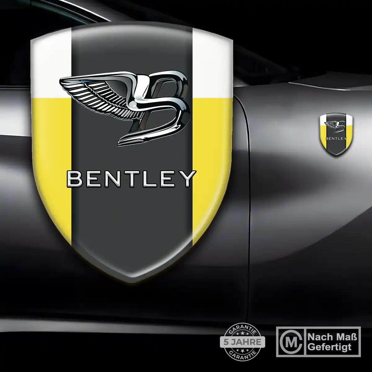 Bentley 3D Gel Aufkleber Wappen Exterieurdesign