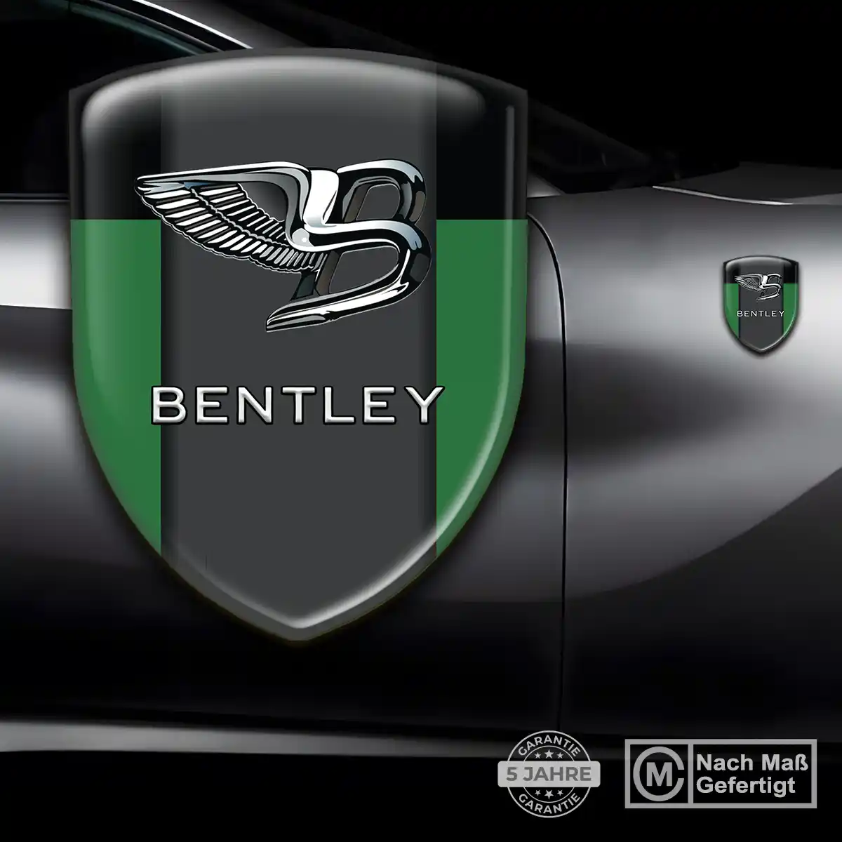 Bentley 3D Gel Aufkleber Wappen Hohe Qualität