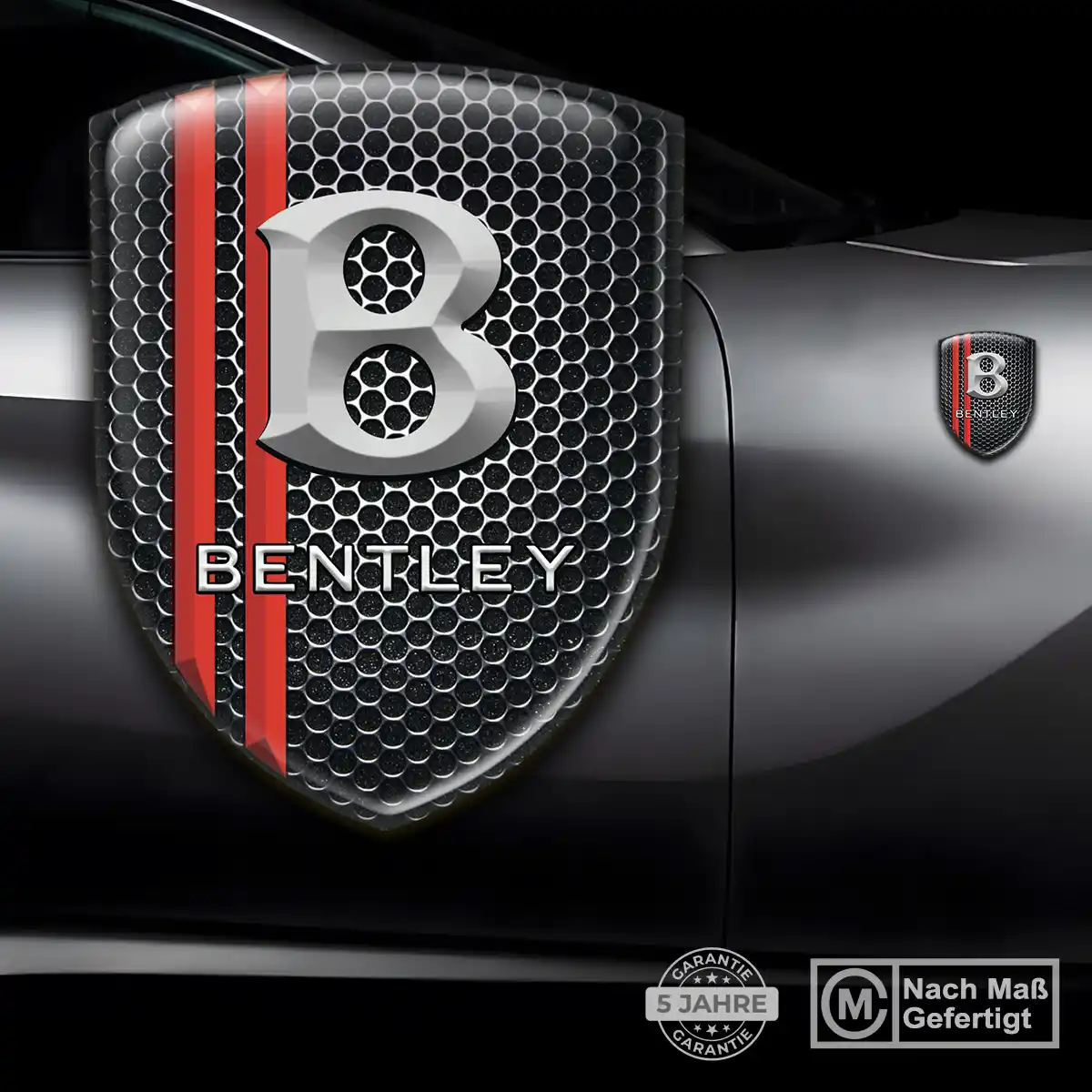 Bentley 3D Gel Aufkleber Wappen Limitierte Auflage