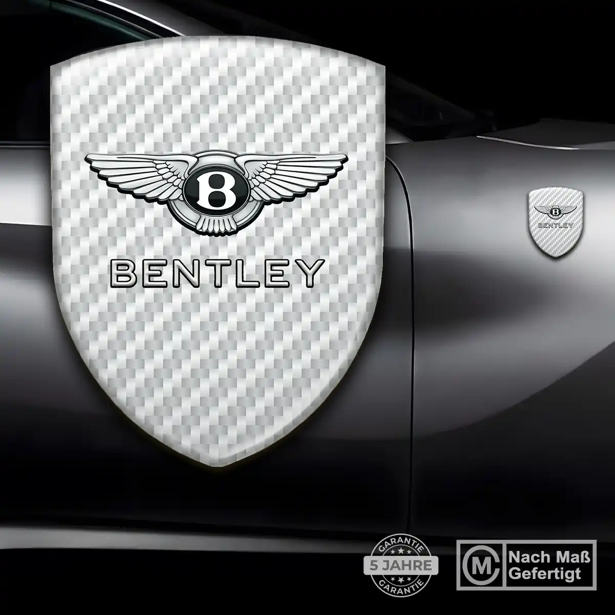 Bentley 3D Gel Aufkleber Wappen Markenedition