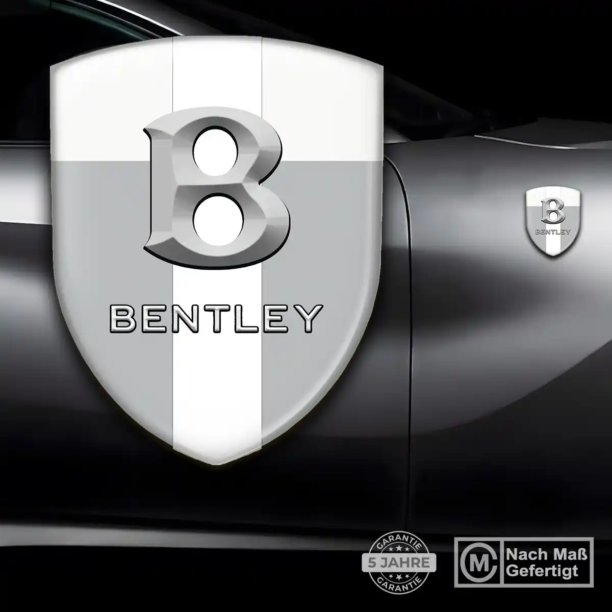 Bentley 3D Gel Aufkleber Wappen Premiumqualität